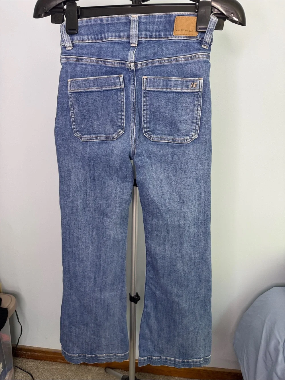 American Eagle Outfitters Light Blue Flared Jeans - Picture 2 of 6